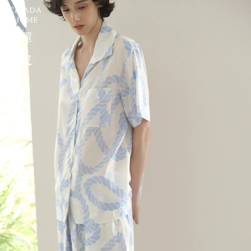 CICADAHOME Men Pajama Sets-4