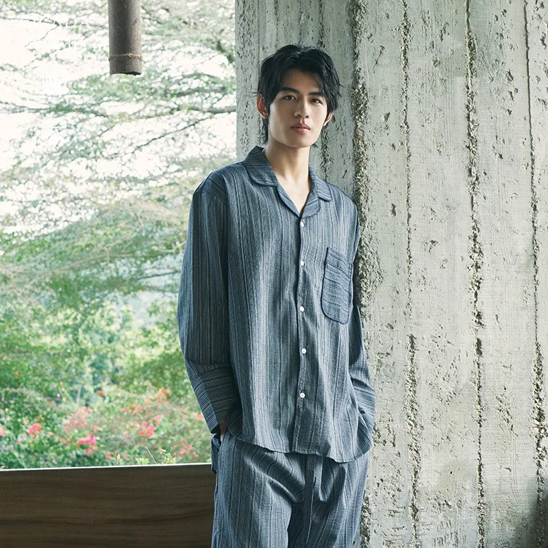 CICADAHOME Pajama Set Men's Indigo-1