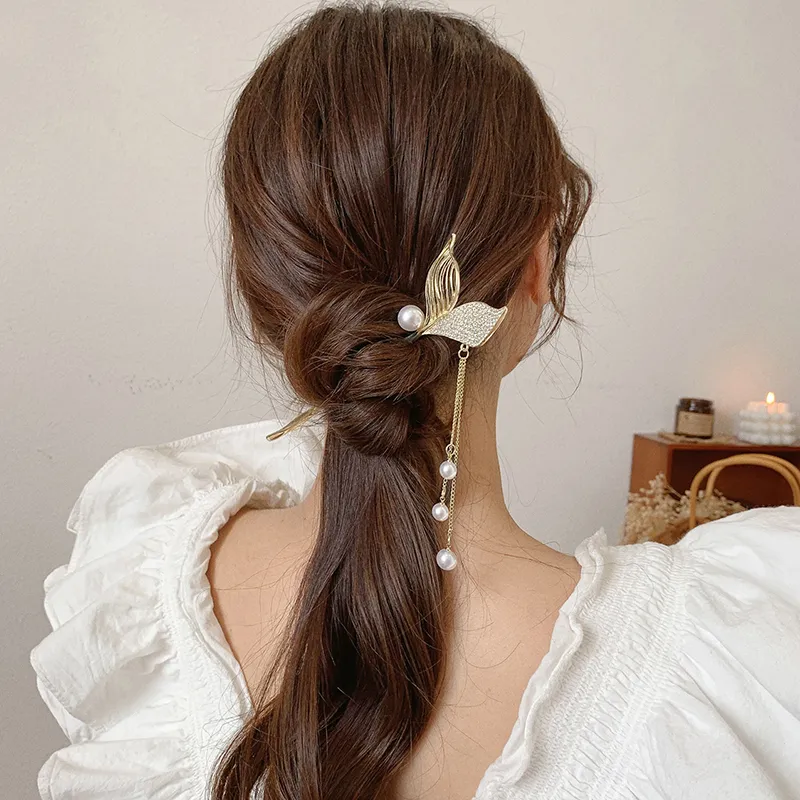 AGOVSKI Alloy Hair Clips Women's-2