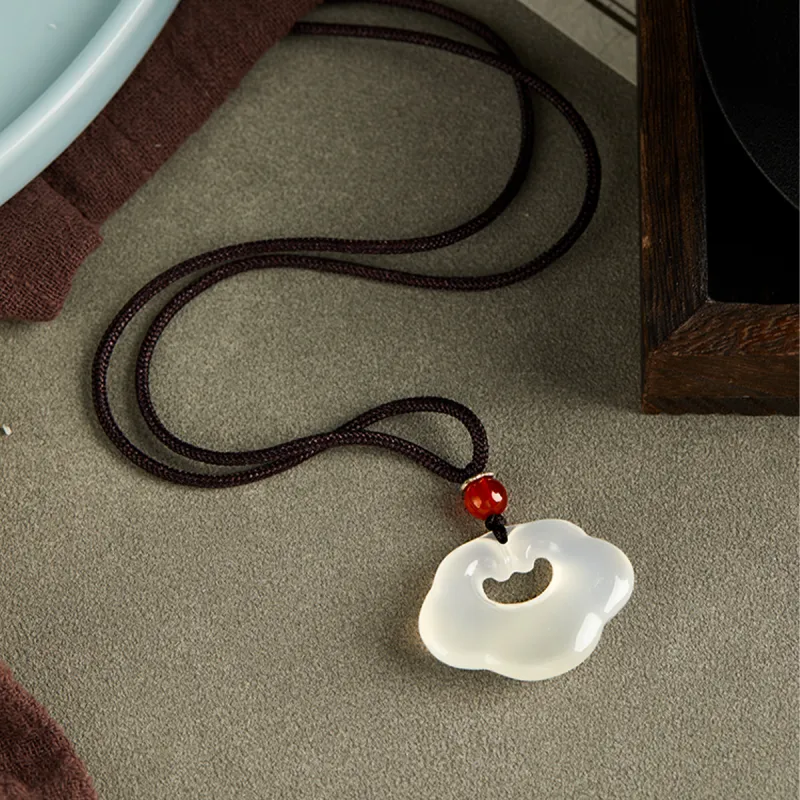 AGOVSKI Jade Necklaces Unisex-4