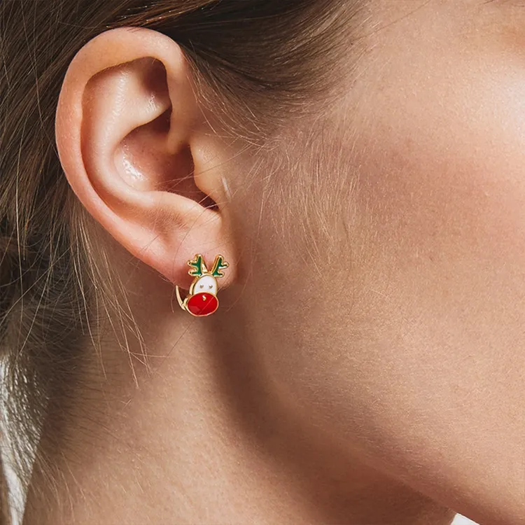 AGOVSKI Eco Friendly Copper Earrings Women's-3
