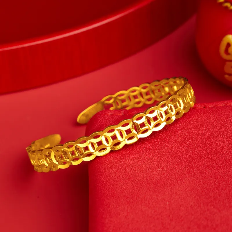AGOVSKI Eco Friendly Copper Alloy Bangles Women's-2
