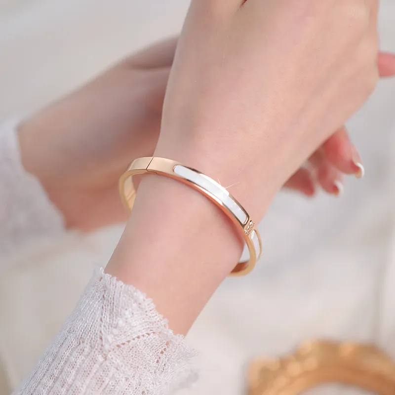 AGOVSKI Titanium Steel Bangles Women's-7