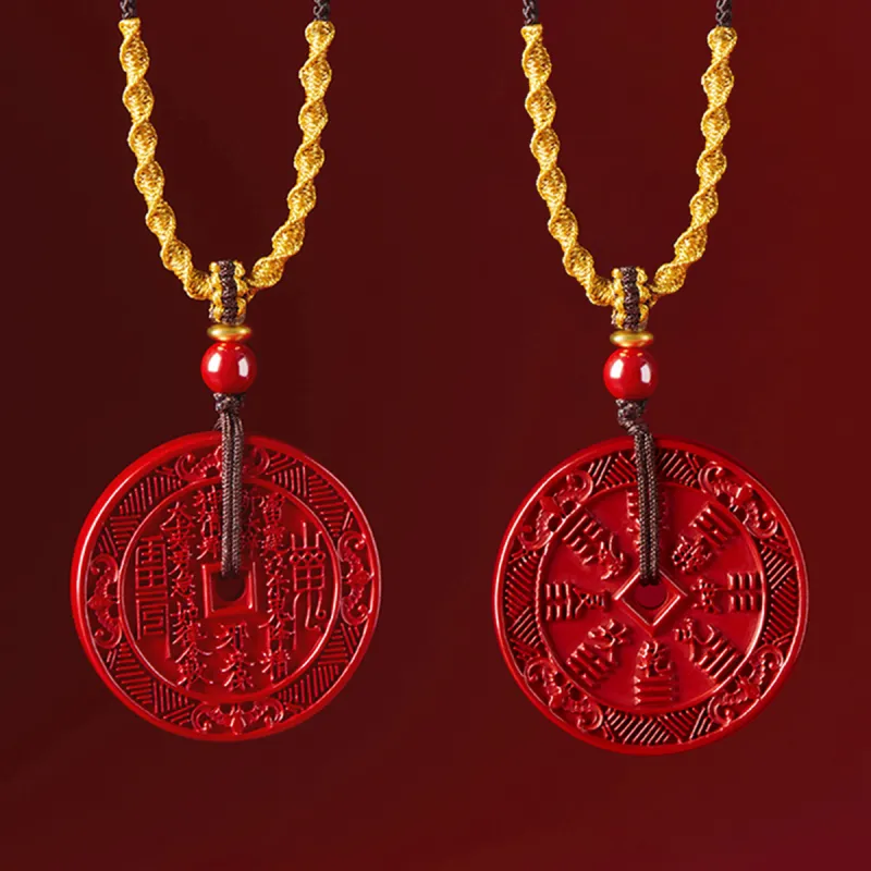 AGOVSKI Reconstructed Cinnabar Necklaces Unisex-5