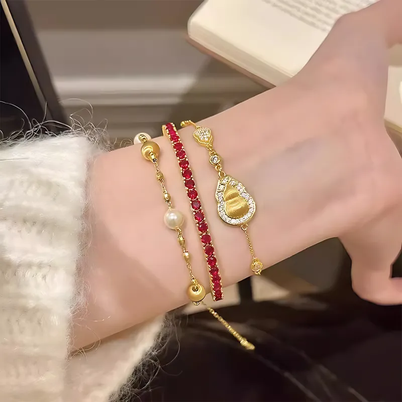 AGOVSKI Alloy Bracelets Women's-3