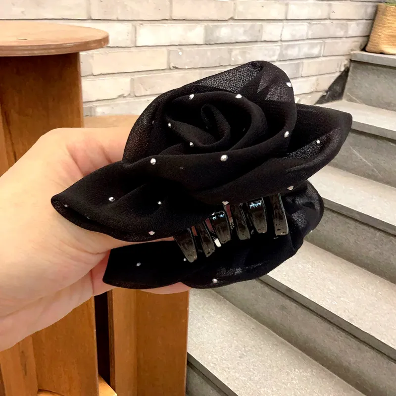 AGOVSKI Synthetic Cubic Zirconia Hair Clips Women's-4