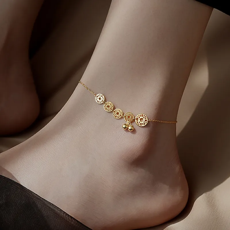 AGOVSKI Titanium Steel Anklets Women's-1