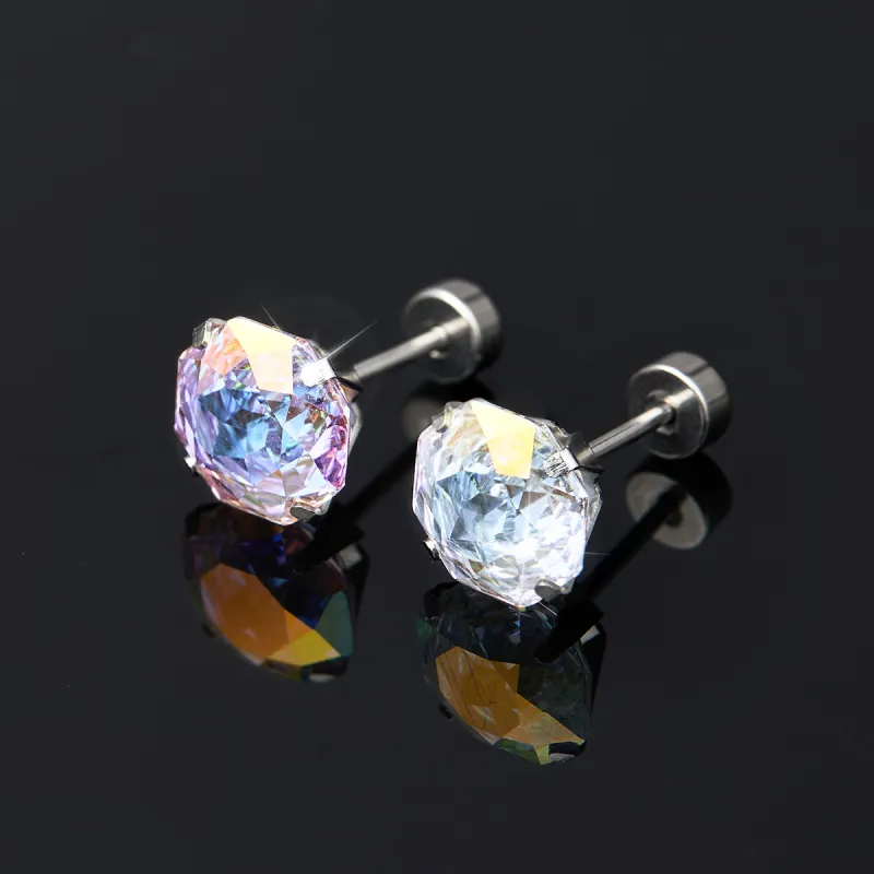 AGOVSKI Eco Friendly Alloy Stud Earrings Unisex-2