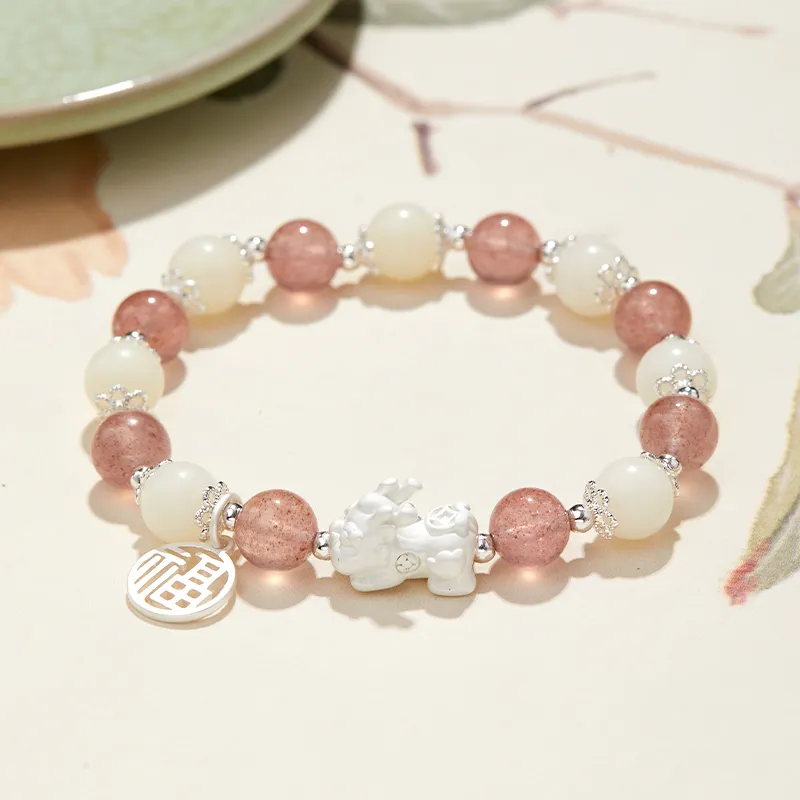 AGOVSKI Obsidian Jade Bracelets Unisex-5
