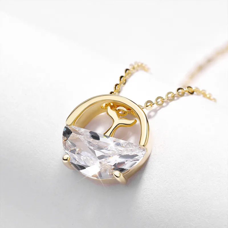 AGOVSKI S925 Silver Necklaces Women's-5