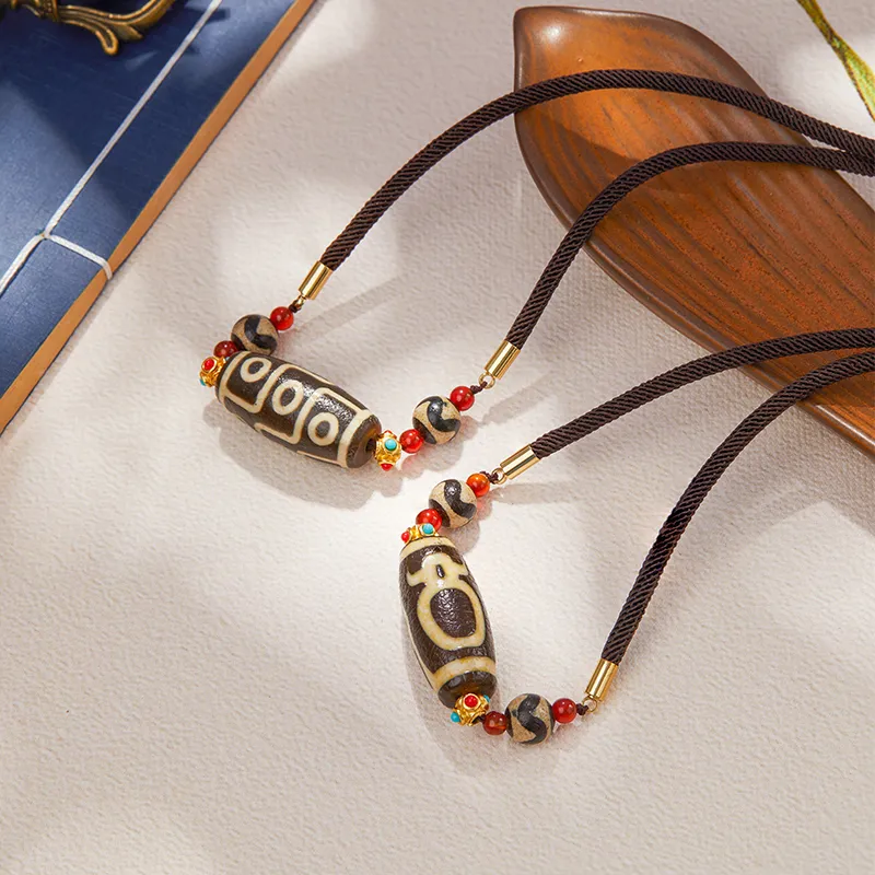 AGOVSKI Jade Necklaces Unisex-5
