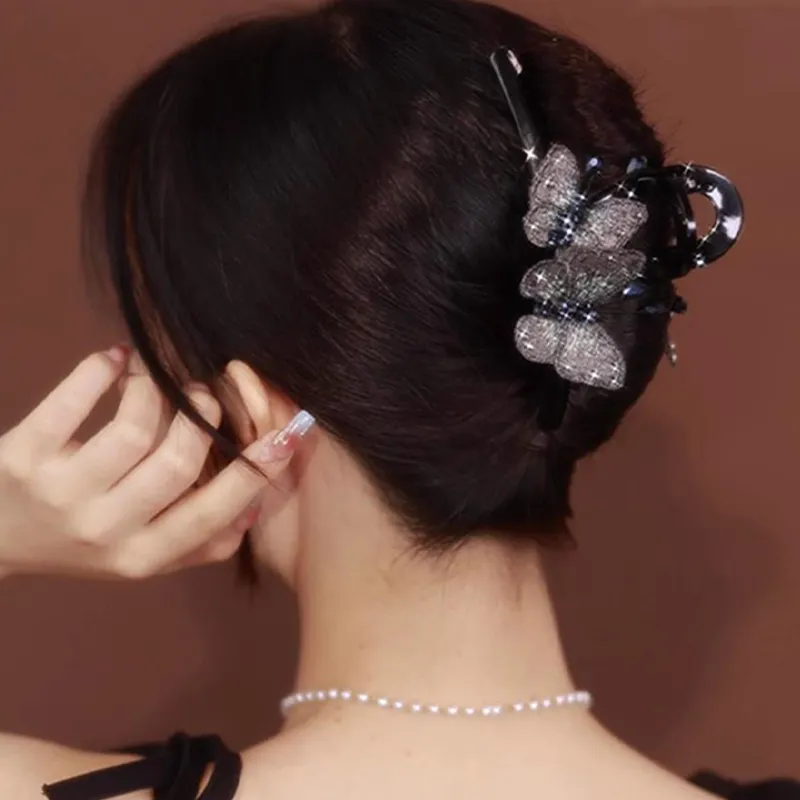 AGOVSKI Alloy, Embroidery, Faux Crystal, Beads Hair Clips Women's-4