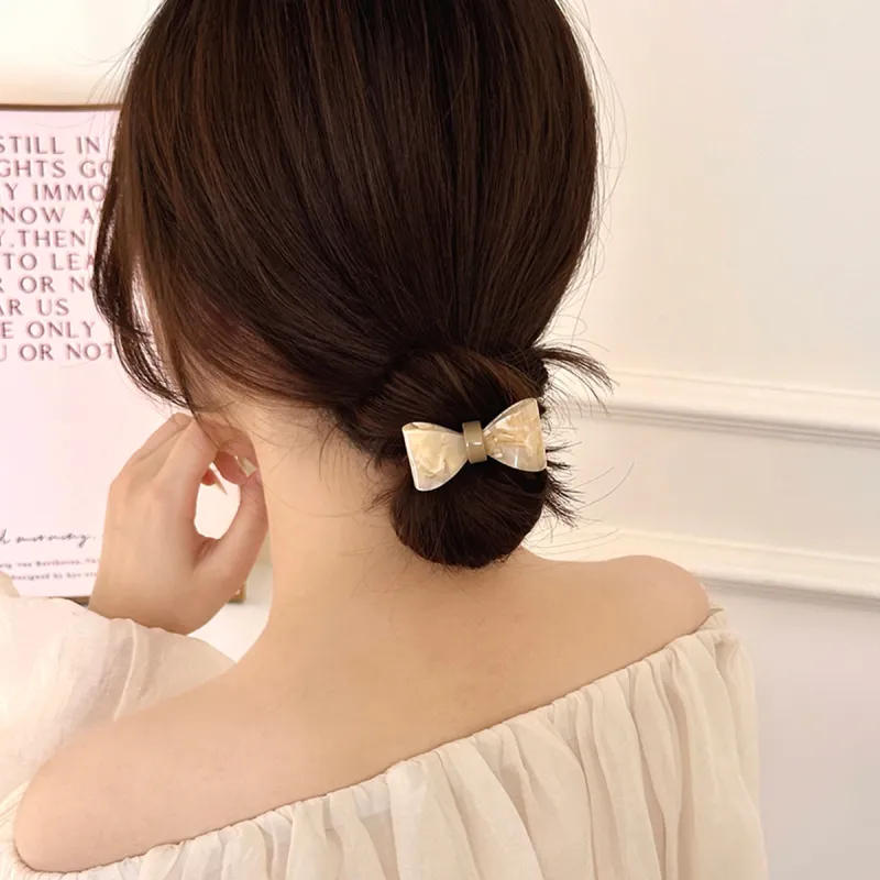 AGOVSKI Plastic Hair Tie Women's-2