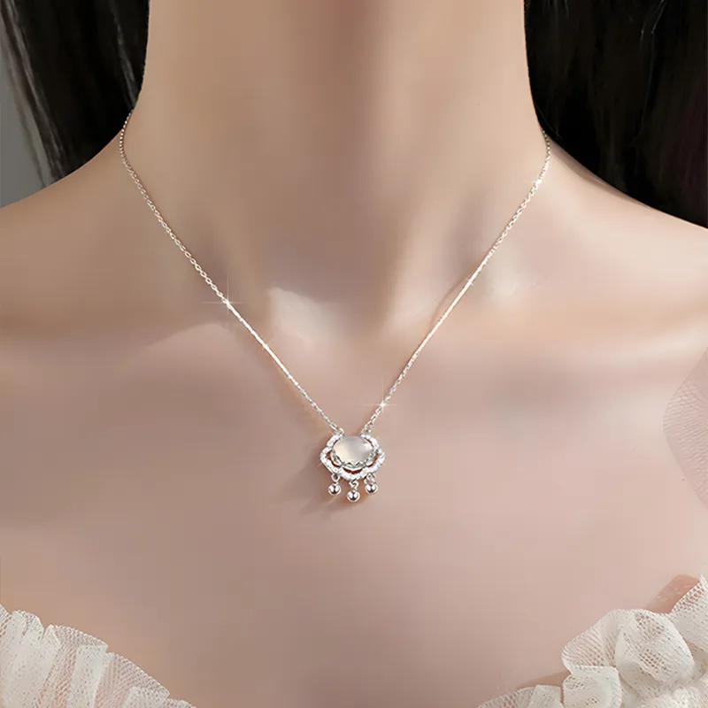 AGOVSKI Chalcedony Jade Necklaces Women's-1