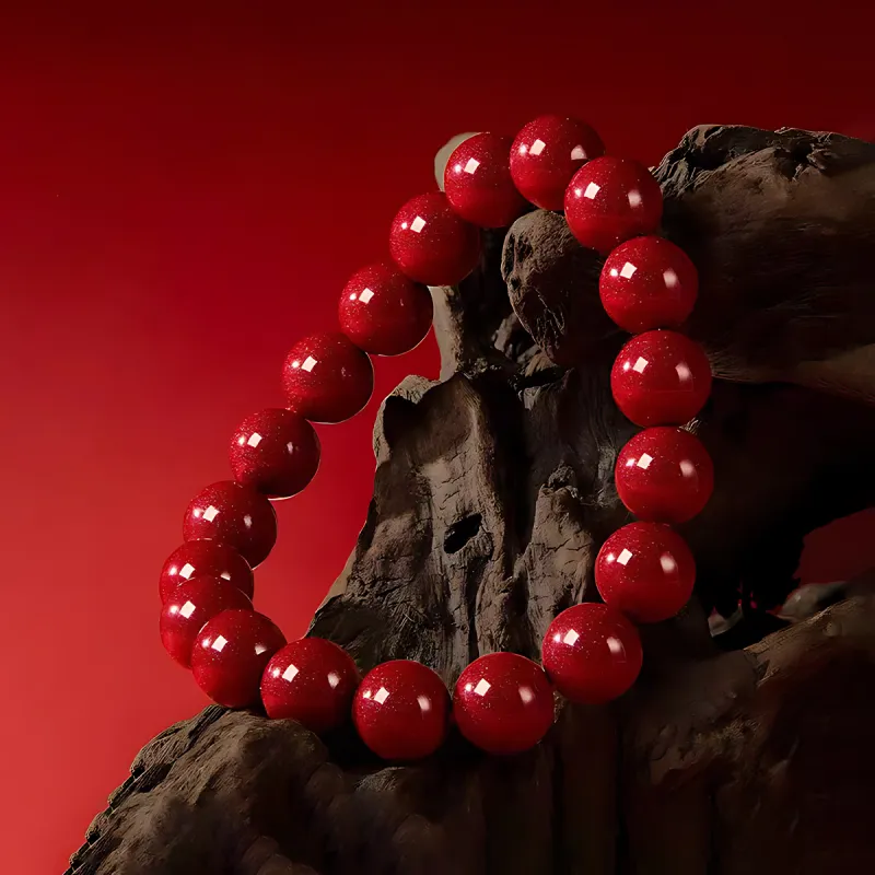 AGOVSKI Reconstructed Cinnabar Bracelets Women's-18