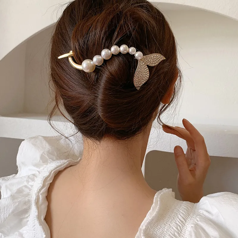 AGOVSKI Alloy Hair Clips Women's-1