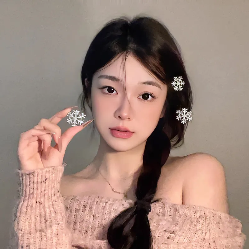 AGOVSKI Alloy Hair Clips Women's-3