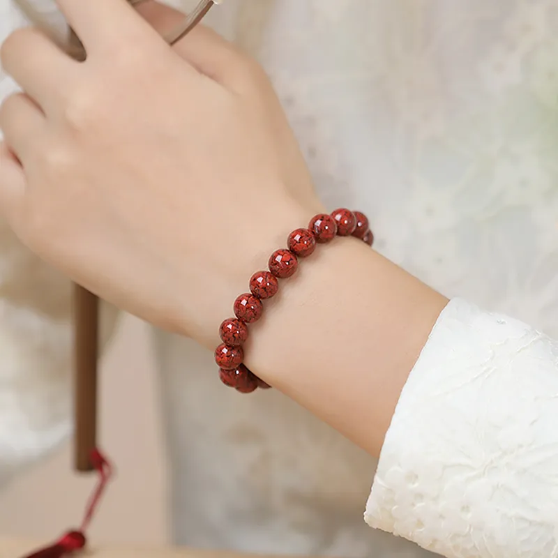 AGOVSKI Reconstructed Cinnabar Bracelets Women's-2