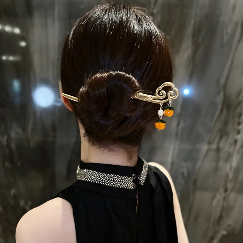 AGOVSKI Alloy+Glass+Faux Pearl Hairpins Women's-1