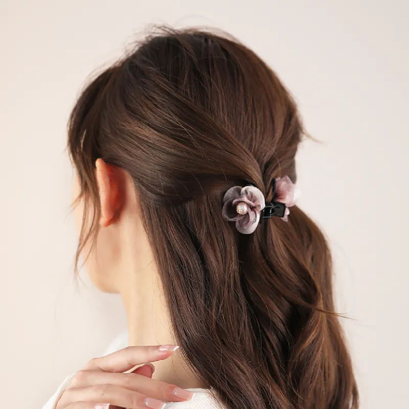 AGOVSKI Resin Hair Clips Women's-2