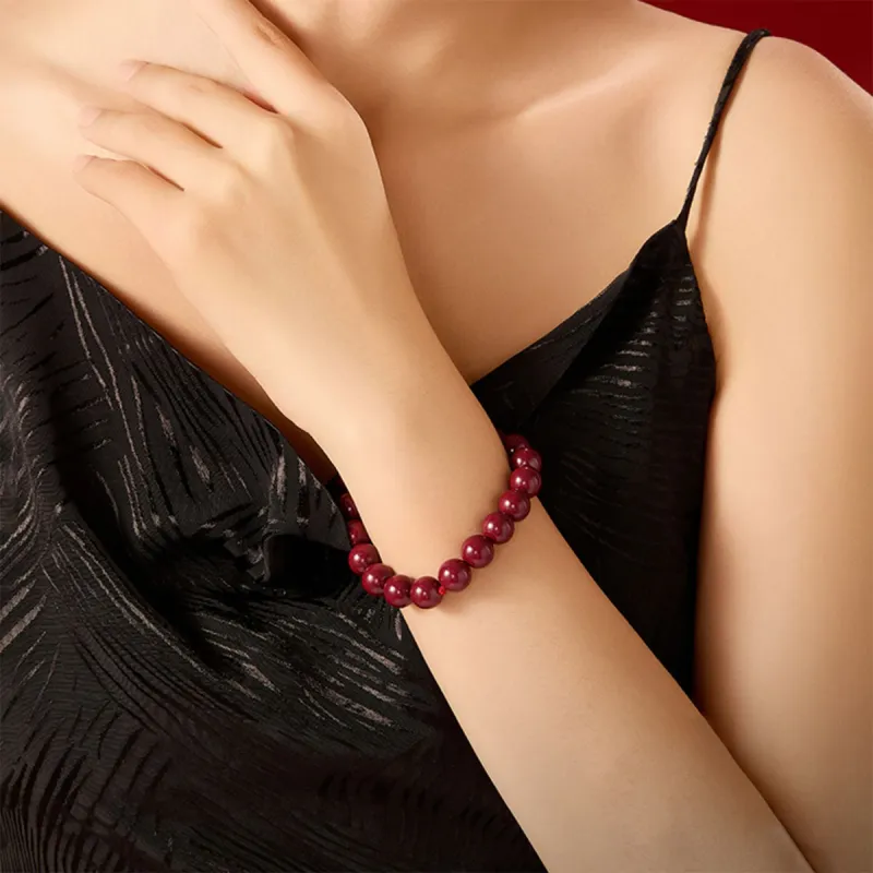 AGOVSKI Reconstructed Cinnabar Bracelets Women's-16