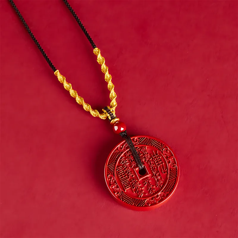 AGOVSKI Reconstructed Cinnabar Necklaces Unisex-2