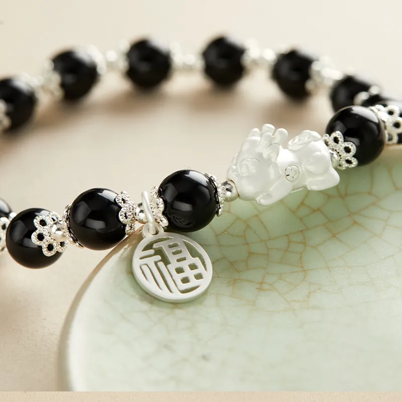AGOVSKI Obsidian Bracelets Unisex-11