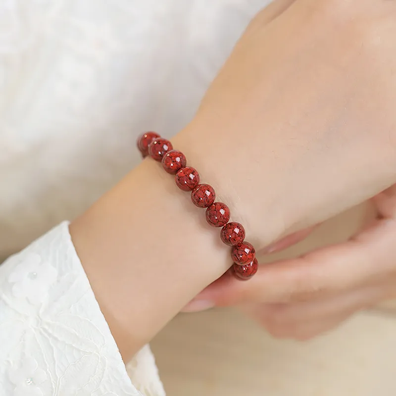 AGOVSKI Reconstructed Cinnabar Bracelets Women's-1
