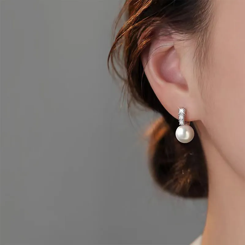 AGOVSKI S925 Silver Earrings Women's-2
