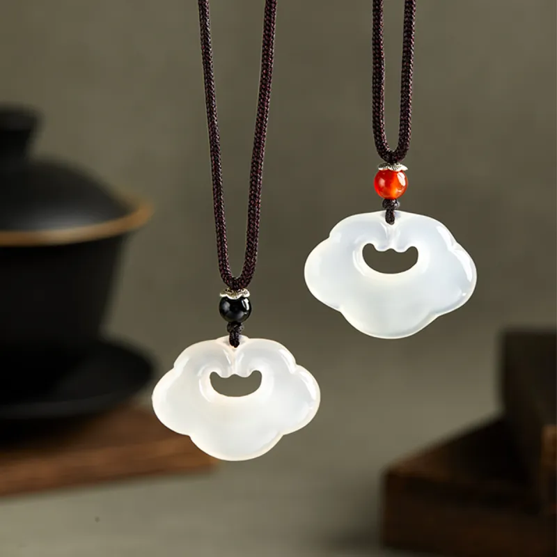 AGOVSKI Jade Necklaces Unisex-1