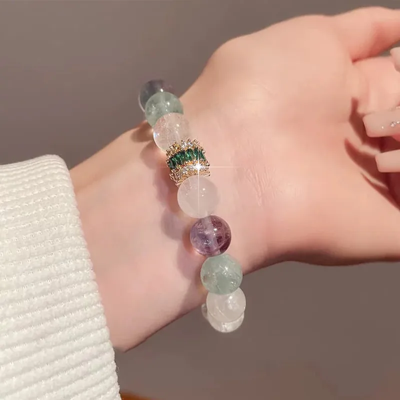 AGOVSKI Fluorite Bracelets Women's-2