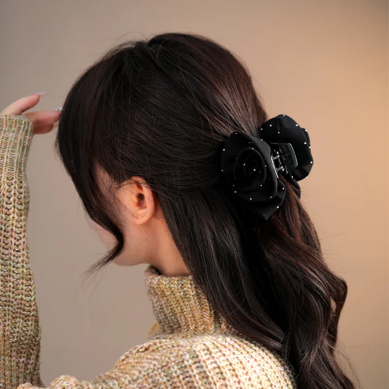 AGOVSKI Synthetic Cubic Zirconia Hair Clips Women's-2