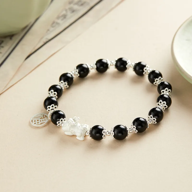 AGOVSKI Obsidian Bracelets Unisex-8