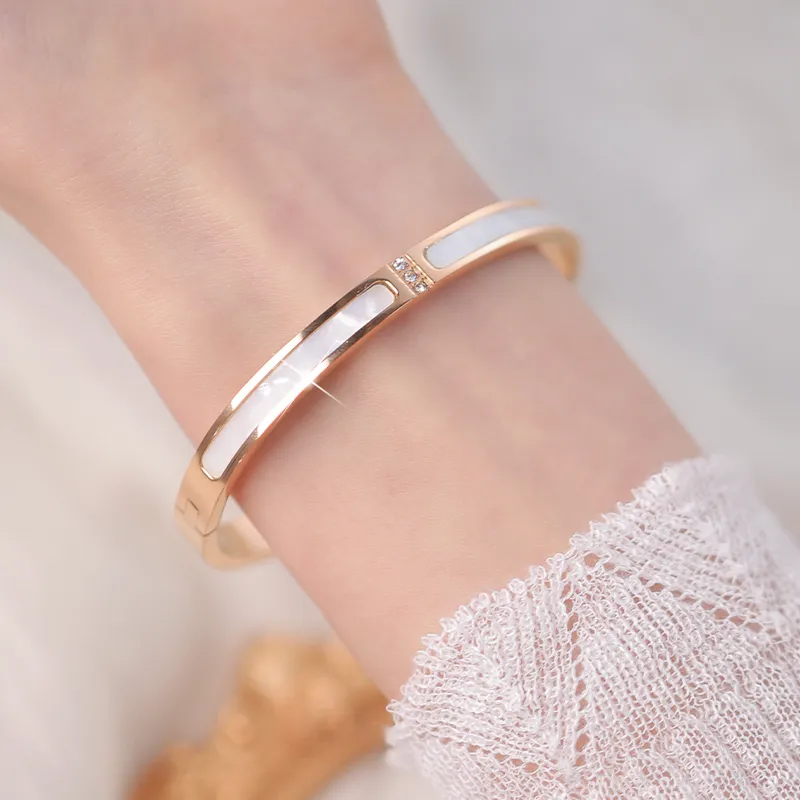 AGOVSKI Titanium Steel Bangles Women's-6
