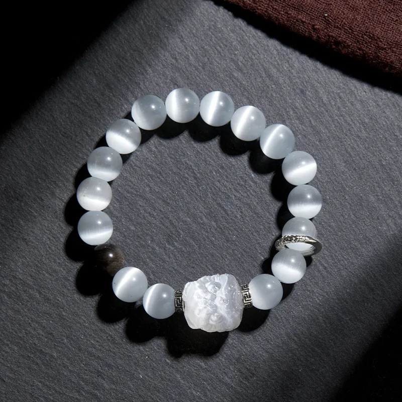 AGOVSKI Obsidian Jade Bracelets Unisex-3