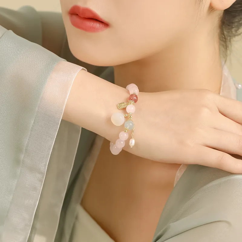 AGOVSKI Crystal Bracelets Women's-8