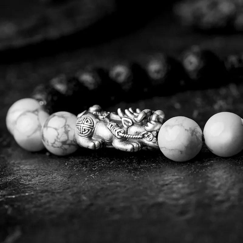 AGOVSKI Map Stone Jade Bracelets Unisex-24