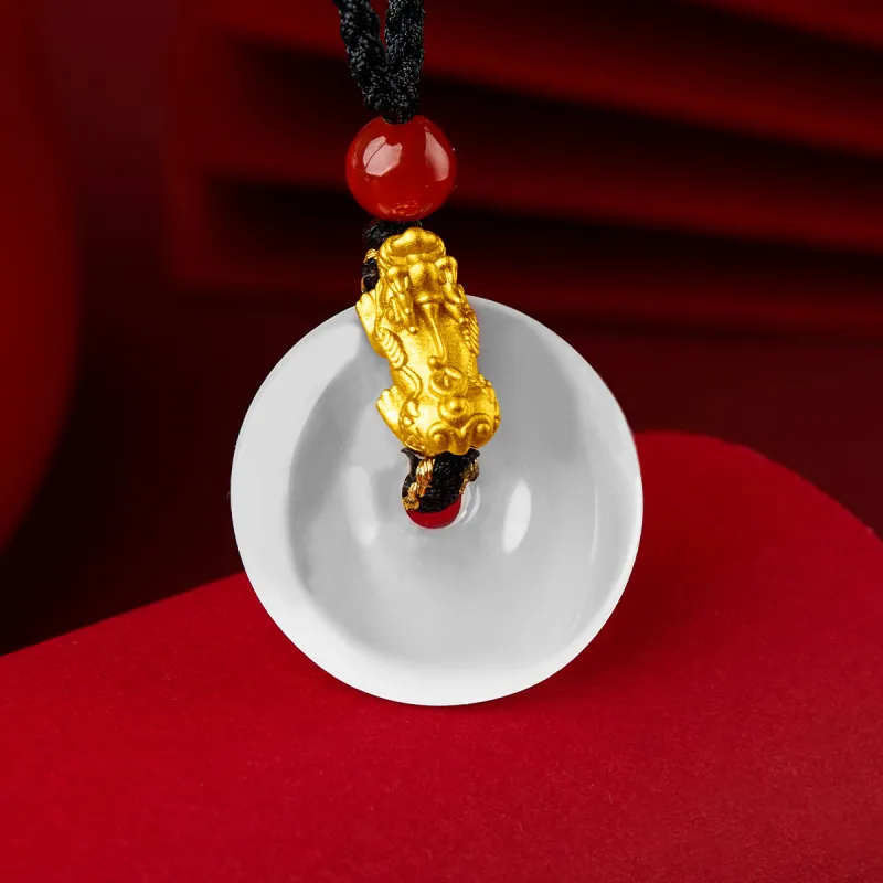 AGOVSKI Agate Jade Necklaces Unisex-2