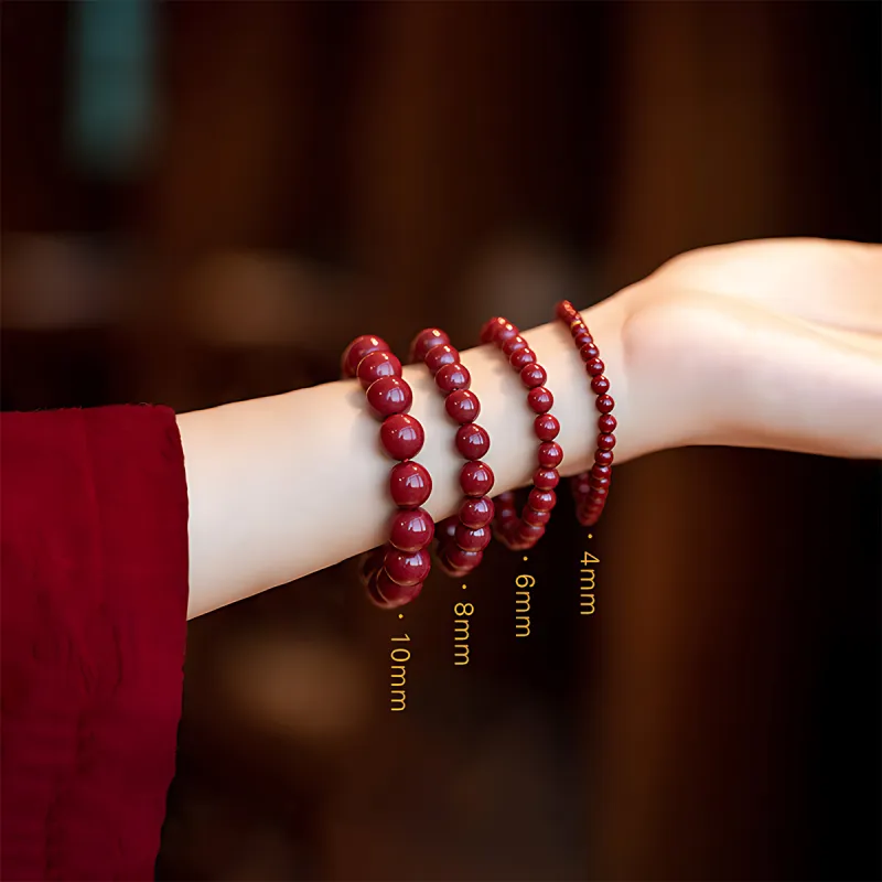 AGOVSKI Reconstructed Cinnabar Bracelets Women's-7