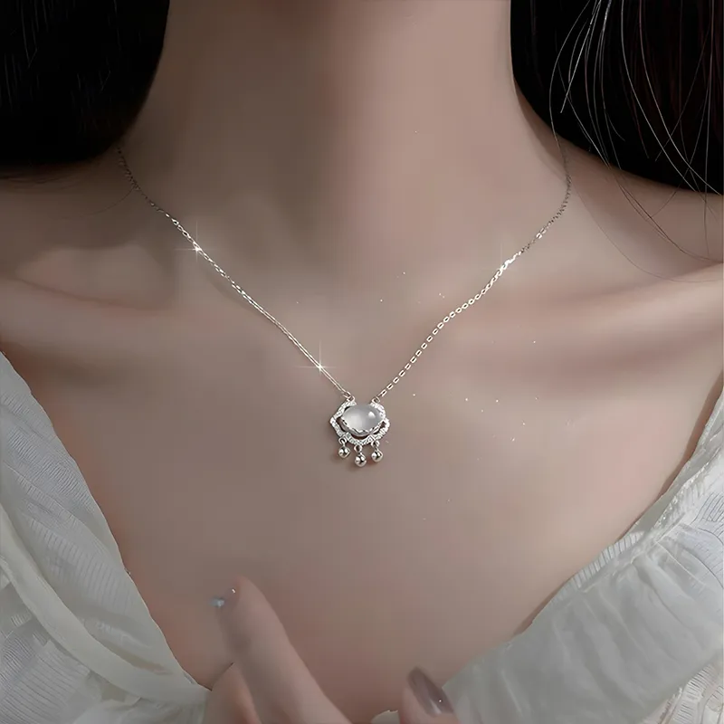 AGOVSKI Chalcedony Jade Necklaces Women's-4