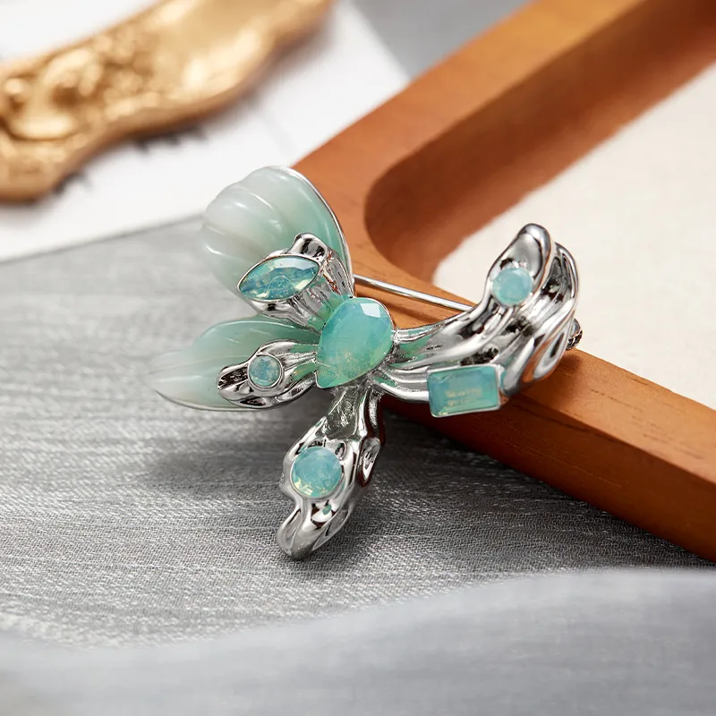AGOVSKI Eco Friendly Copper Alloy Brooches Women's-6