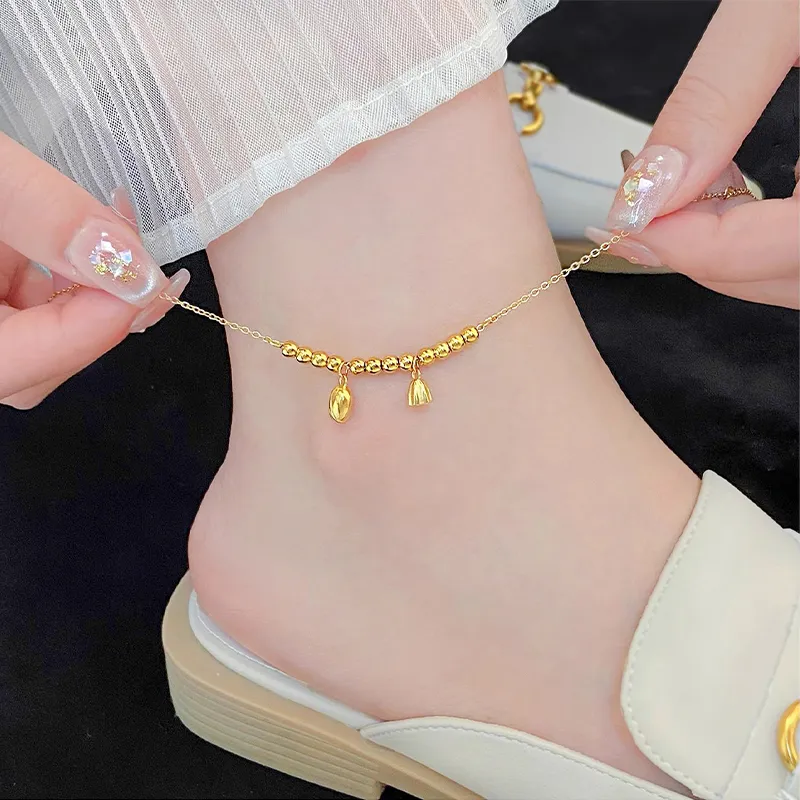 AGOVSKI Titanium Steel Anklets Women's-2