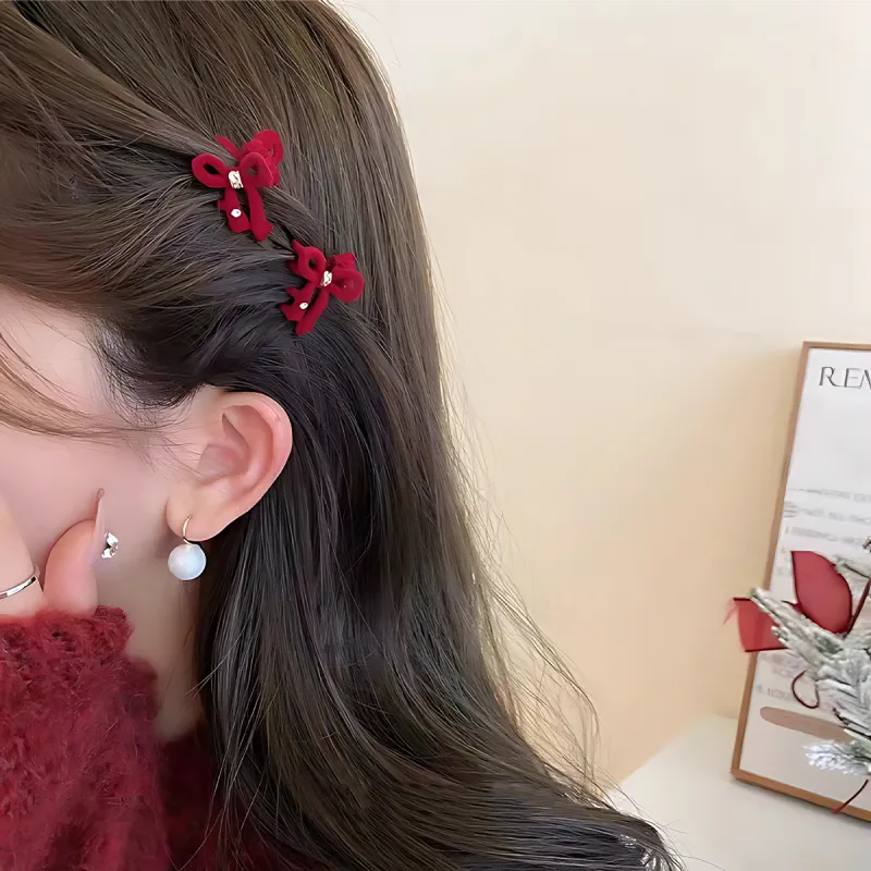 AGOVSKI Resin Hair Clips Women's-3