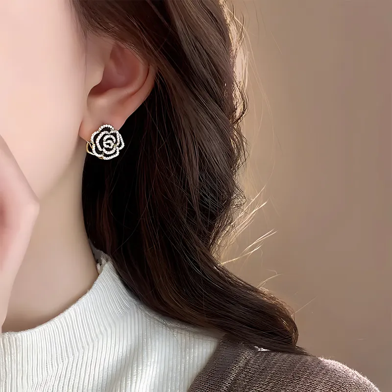 AGOVSKI Alloy Clip On Earrings Women's-4