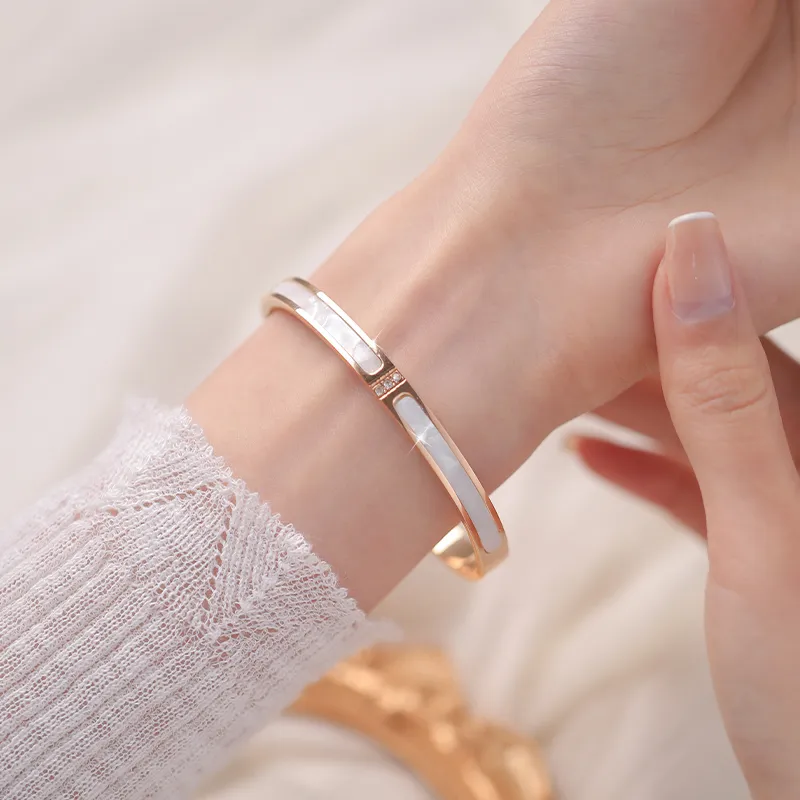 AGOVSKI Titanium Steel Bangles Women's-4