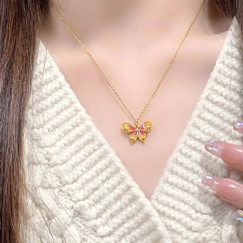 AGOVSKI Eco Friendly Copper Alloy Necklaces Women's-3