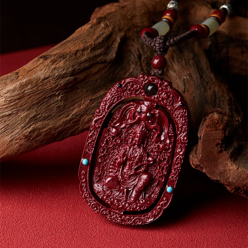 AGOVSKI Reconstructed Cinnabar Necklaces Unisex-10