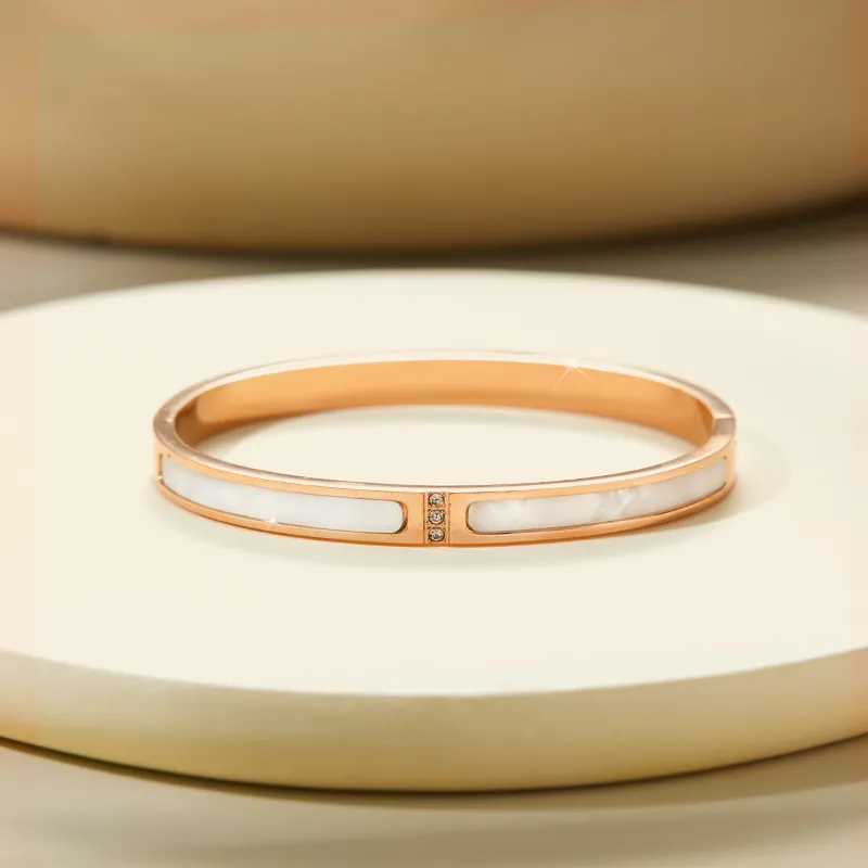AGOVSKI Titanium Steel Bangles Women's-3