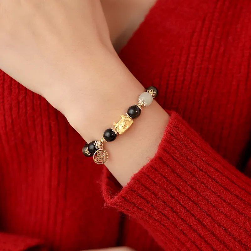 AGOVSKI Agate Jade Bracelets Unisex-1