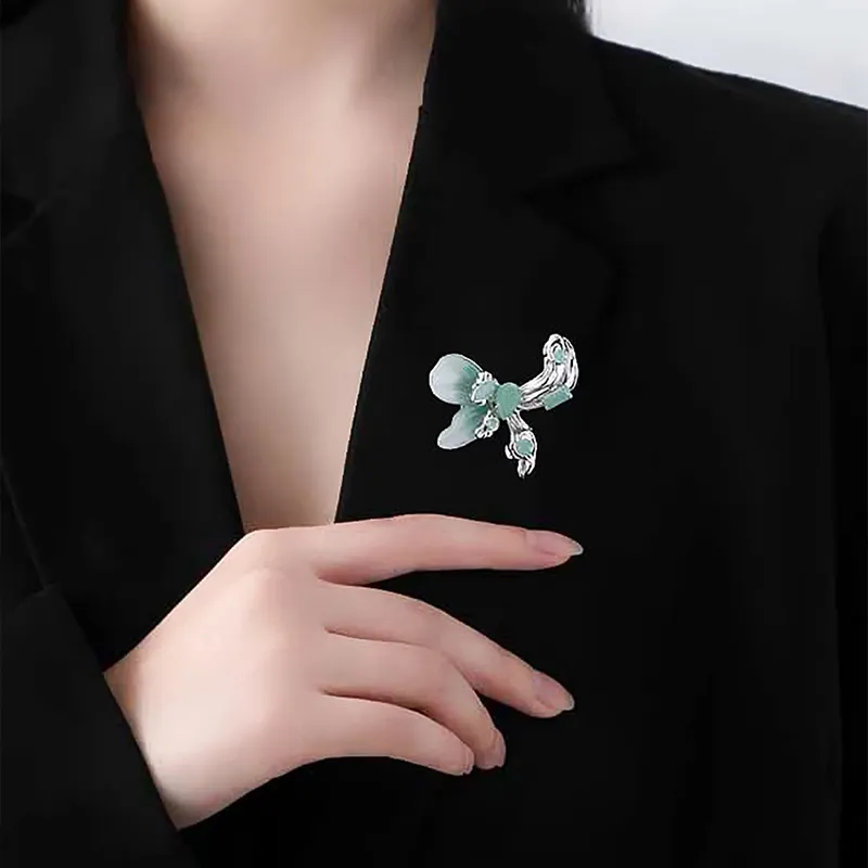 AGOVSKI Eco Friendly Copper Alloy Brooches Women's-2